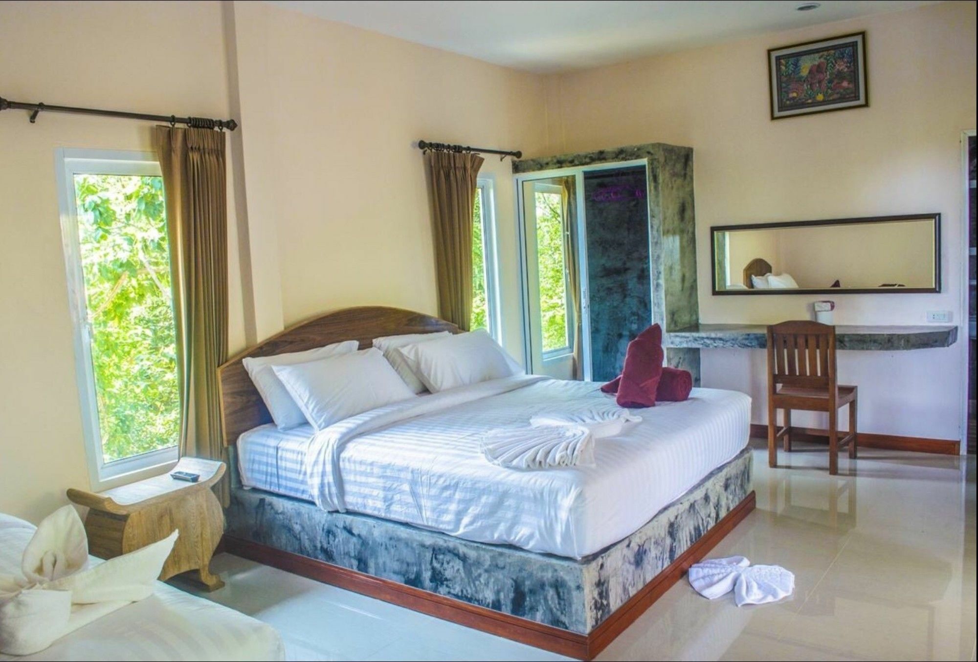 The Fisherman'S Chalet Natien Beach  Luaran gambar