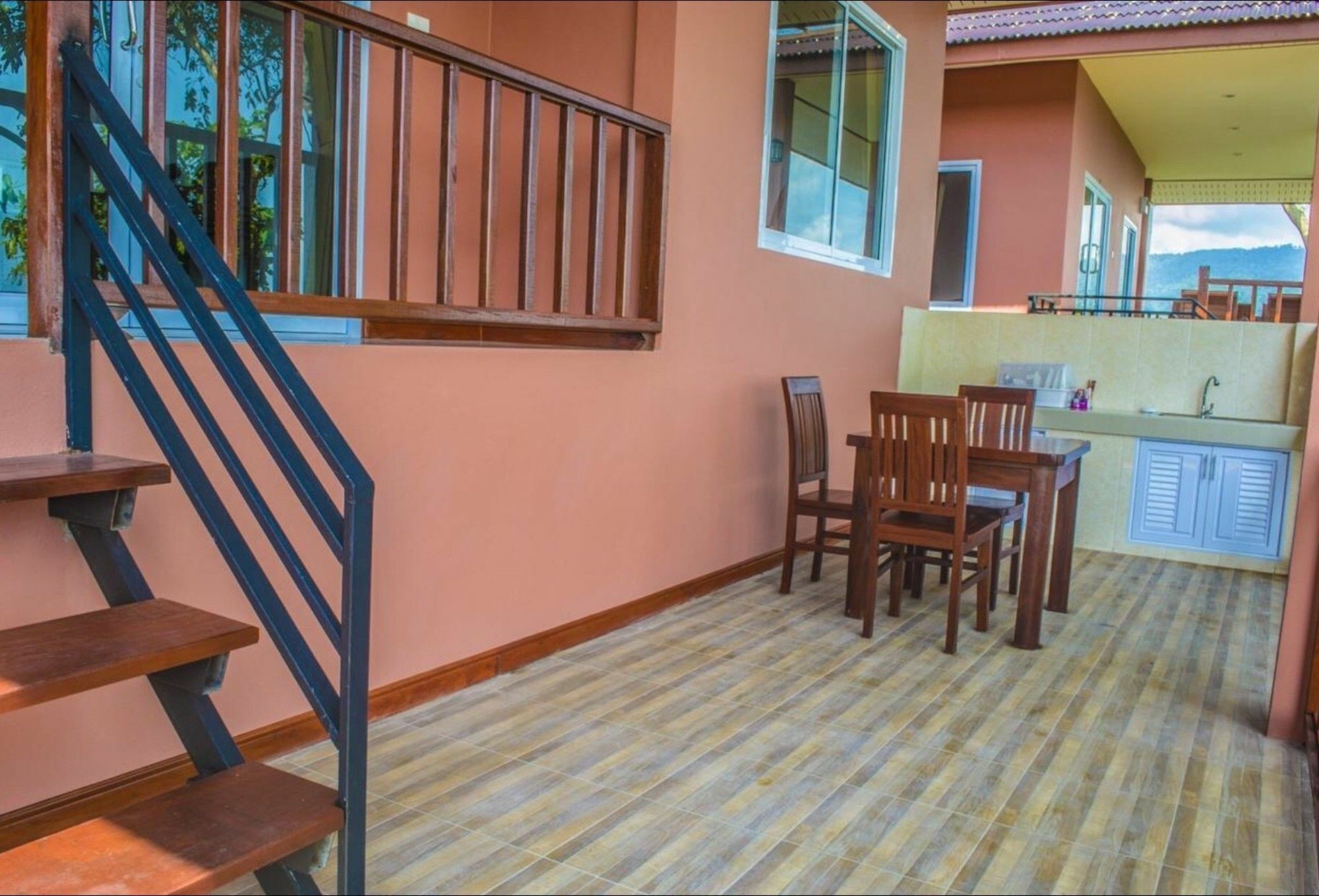 The Fisherman'S Chalet Natien Beach  Luaran gambar